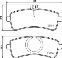 Комплект тормозных колодок Brembo P 50 132 фото №2 — интернет-магазин Desire.md