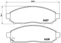 Set placute frână Brembo P 56 059 imaginea #2 — magazin online Desire.md