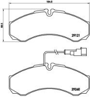 Set placute frână Brembo P 56 069 imaginea #2 — magazin online Desire.md
