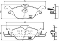 Set placute frână Brembo P 59 030 imaginea #2 — magazin online Desire.md