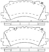 Set placute frână Brembo P 85 170 imaginea #2 — magazin online Desire.md