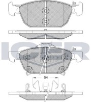 Set placute frână ICER 182183 imaginea #2 — magazin online Desire.md