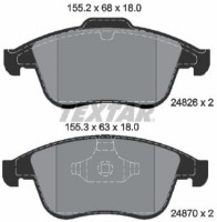 Set placute frână TEXTAR 2521502 imaginea #2 — magazin online Desire.md