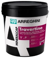 Краска Arreghini Mineral Cap Travertino Bianco 20kg
