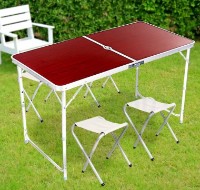 Masa și scaune pliante pentru camping 4Life Travel Set Cherry   imaginea #2 — magazin online Desire.md