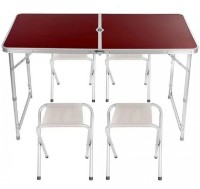 Masa și scaune pliante pentru camping 4Life Travel Set Cherry   imaginea #3 — magazin online Desire.md