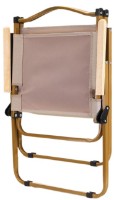 Scaun pliant pentru camping 4Life Style Beige  imaginea #2 — magazin online Desire.md