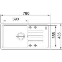 Chiuvetă de bucătărie Franke Basis BSG 611-78 S Avena imaginea #2 — magazin online Desire.md
