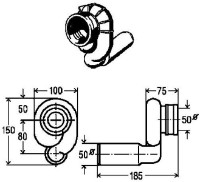 Sifon pentru pisuar Viega Ф50 (492465) imaginea #2 — magazin online Desire.md