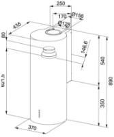 Hota Franke Tunnel FTU Plus 3707 XS Inox imaginea #2 — magazin online Desire.md