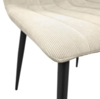 Стул Deco DC-90 BGF166-2 Beige Velvet/Black Legs фото №4 — интернет-магазин Desire.md