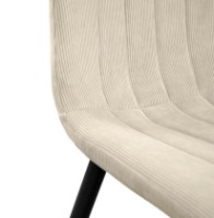 Стул Deco DC-90 BGF166-2 Beige Velvet/Black Legs фото №5 — интернет-магазин Desire.md