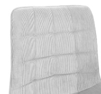 Scaun Deco Hans Velvet Light Grey/Black Legs imaginea #6 — magazin online Desire.md