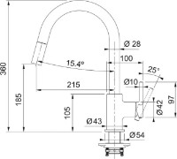 Baterie bucătărie Franke Lina J Avena (115.0626.083) imaginea #2 — magazin online Desire.md