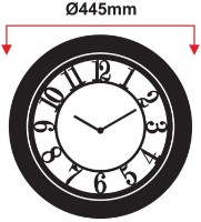 Настенные часы Galaxy MF1965-GK фото №2 — интернет-магазин Desire.md