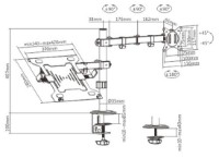 Кронштейн для монитора Gembird MA-DA-03 фото №2 — интернет-магазин Desire.md