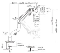 Suport pentru monitor Gembird MA-DA1-02 imaginea #2 — magazin online Desire.md