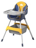 Scaun de masa 4Play Crown Yellow-Blue