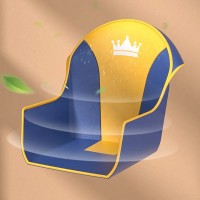 Scaun de masa 4Play Crown Yellow-Blue imaginea #2 — magazin online Desire.md
