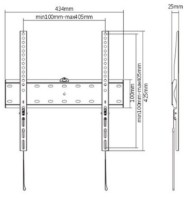 Suport TV Gembird WM-55F-02 imaginea #2 — magazin online Desire.md