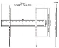 Suport TV Gembird WM-70F-01 imaginea #2 — magazin online Desire.md