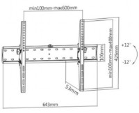Suport TV Gembird WM-70T-02 imaginea #2 — magazin online Desire.md