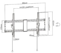 Suport TV Gembird WM-90T-01 imaginea #2 — magazin online Desire.md