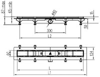 Rigolă de duș Chudej Square Mat 850x60mm (CH850S1) imaginea #2 — magazin online Desire.md