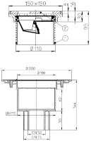 Rigolă de duș HL 310NG (21411) imaginea #2 — magazin online Desire.md