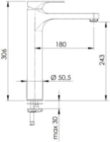 Смеситель для умывальника Remer Class Line L10LXL фото №2 — интернет-магазин Desire.md