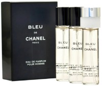 Парфюмерный набор для него Chanel Bleu de Chanel EDP 3x20ml Refill фото №1 — интернет-магазин Desire.md