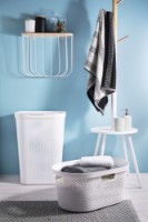 Coș de rufe Curver Infinity Recycled 60L White (231007) imaginea #3 — magazin online Desire.md