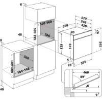 Электрический духовой шкаф Whirlpool OMK58HU1B фото №4 — интернет-магазин Desire.md