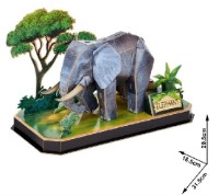 Puzzle 3D-constructor CubicFun Elephant (P858h) imaginea #3 — magazin online Desire.md