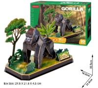 Puzzle 3D-constructor CubicFun Gorilla (P859h) imaginea #3 — magazin online Desire.md