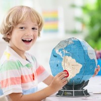 Puzzle 3D-constructor CubicFun Scratch Globe (DS1082h) imaginea #6 — magazin online Desire.md