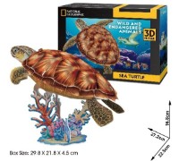 3D пазл-конструктор CubicFun Sea Turtle (DS1080h)