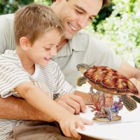 Puzzle 3D-constructor CubicFun Sea Turtle (DS1080h) imaginea #2 — magazin online Desire.md