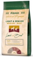 Hrană uscată pentru câini Fitmin Light & Senior Medium/Maxi Lamb & Beef 12kg