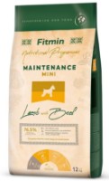 Hrană uscată pentru câini Fitmin Maintenance Mini Lamb & Beef 12kg