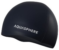 Cască de înot Aqua Sphere Plain Cap Black/White