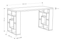 Masa de birou Showdeko Labirent (M.MS.11181.23) imaginea #3 — magazin online Desire.md