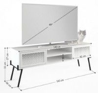 Тумба под ТВ Showdeko Naive TV (M.TV.23264.3) фото №6 — интернет-магазин Desire.md