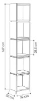Стеллаж Showdeko Multi Bookcase (M.KT.02.16423.3) фото №2 — интернет-магазин Desire.md