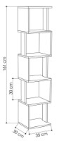 Стеллаж Showdeko Piri Bookcase (M.KT.02.16410.6) фото №3 — интернет-магазин Desire.md