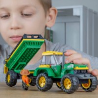 Конструктор Blocki MyFarm: Tractor With a Trailer (KB0313) фото №2 — интернет-магазин Desire.md
