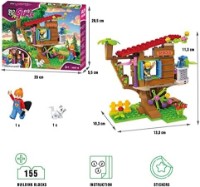 Конструктор Blocki MyGirls: Tree House (KB0110) фото №2 — интернет-магазин Desire.md