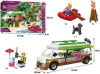 Set de construcție Blocki MyGirls: Vacation Camper (KB0112) imaginea #4 — magazin online Desire.md