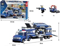 Set de construcție Blocki MyPolice: Sectie mobila de politie (KB0614) imaginea #2 — magazin online Desire.md