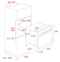 Электрический духовой шкаф Teka HLB 8400 BK фото №3 — интернет-магазин Desire.md